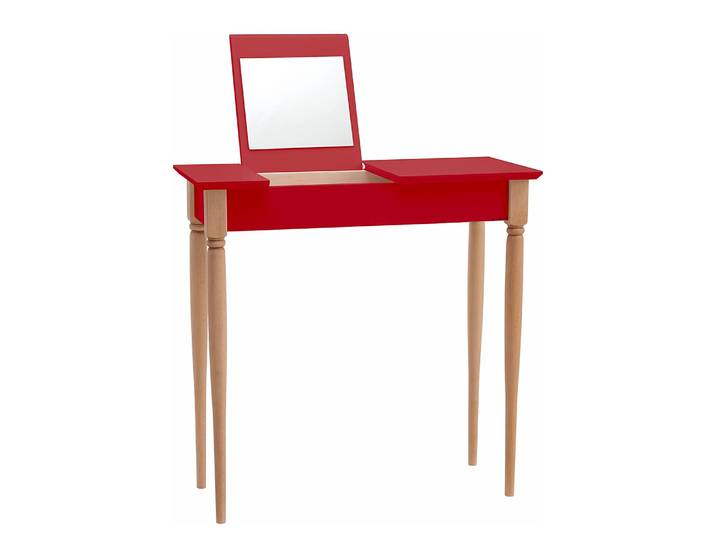 Schminktisch 65cm Rot/Rot