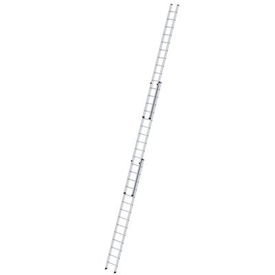 PROREGAL Sprossen-Schiebeleiter 3-teilig ohne Traverse 3x14 Sprossen