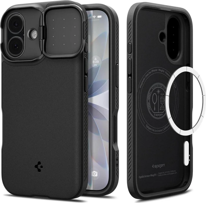 Spigen Optik Armor MagSafe Black iPhone 17