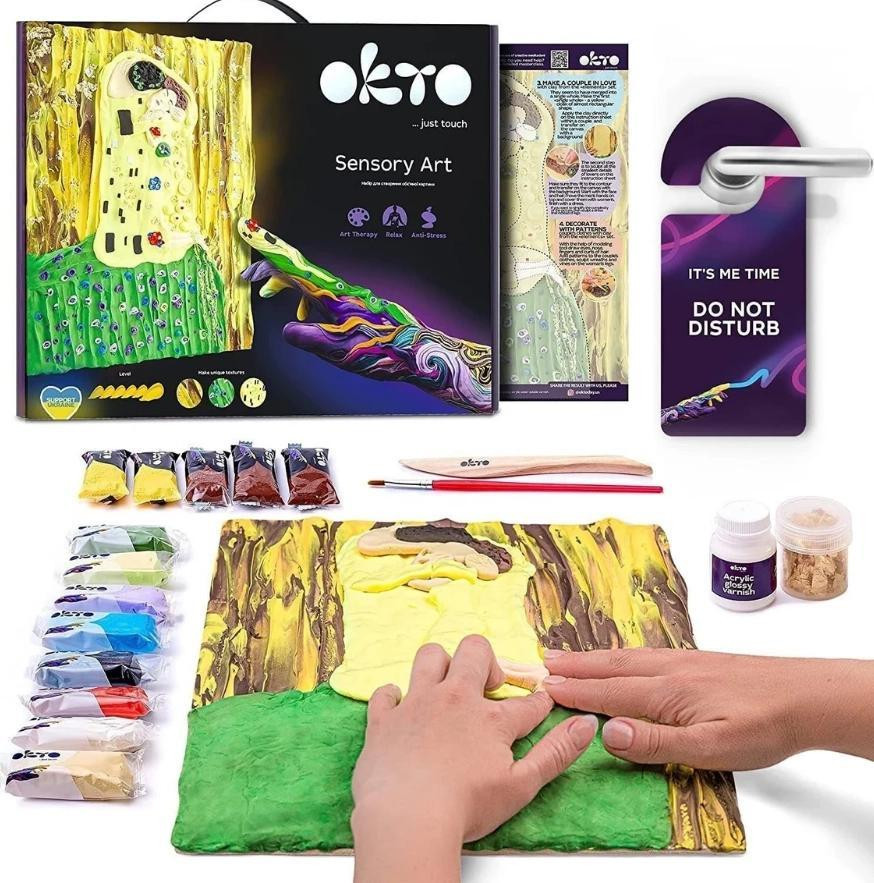 OKTO Creatieve Kunstset voor 3D-schilderijen, model 10006