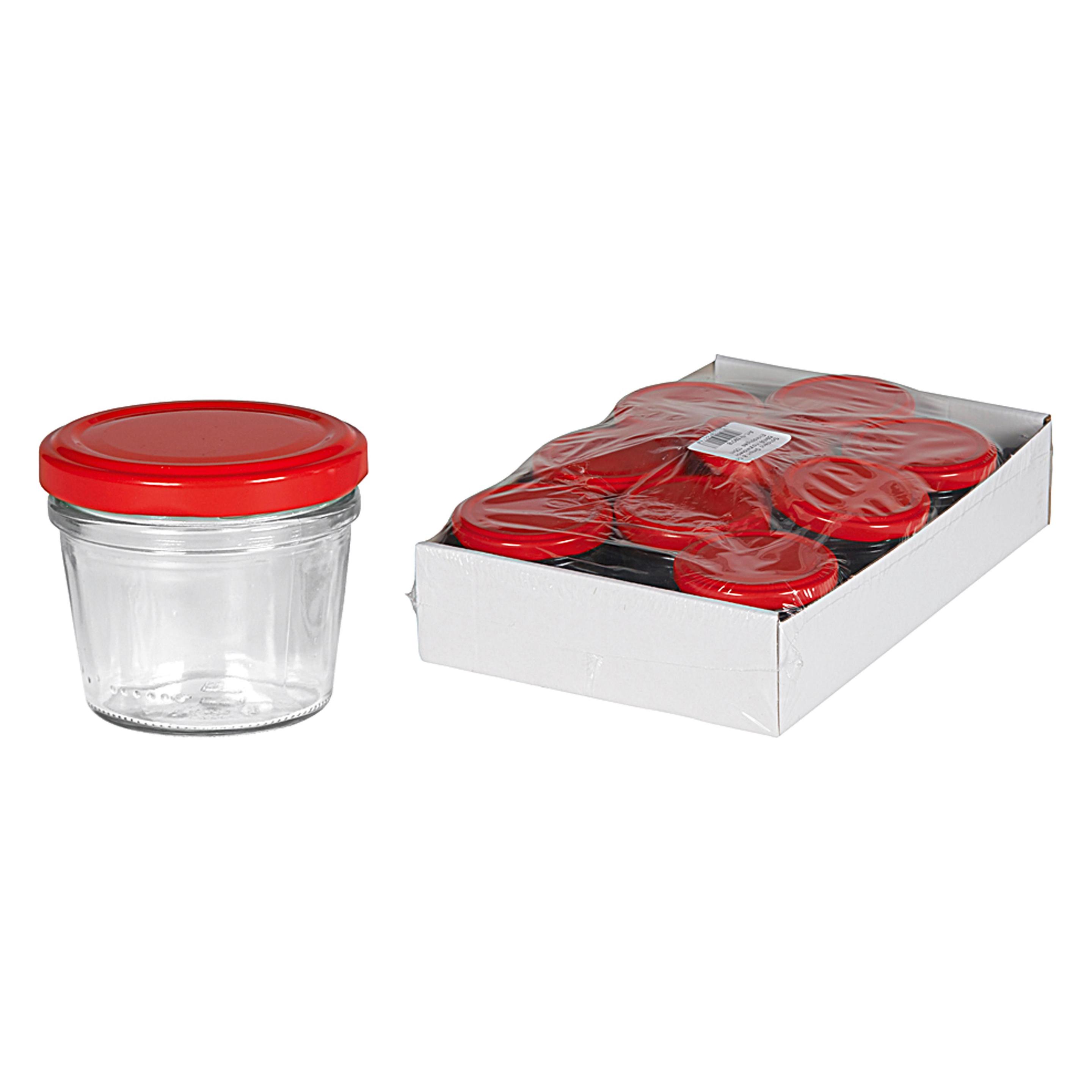 Emsy Schraubdeckelglas Sturz mit 63mm TO-Deckel 105 ml 9er Pack (9 Stk., 0.11 l) (EMSY)