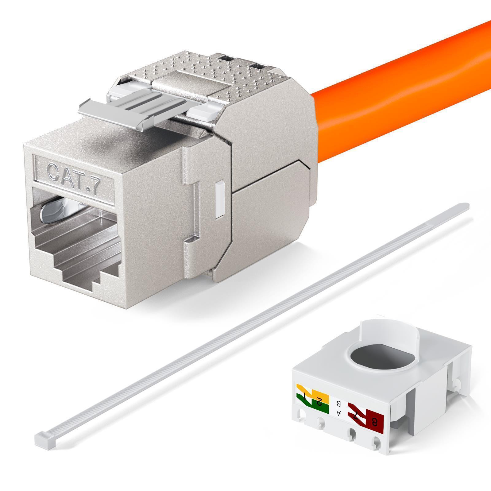 hb-digital Keystone module RJ45 Cat.7 gereedschaploos te installeren