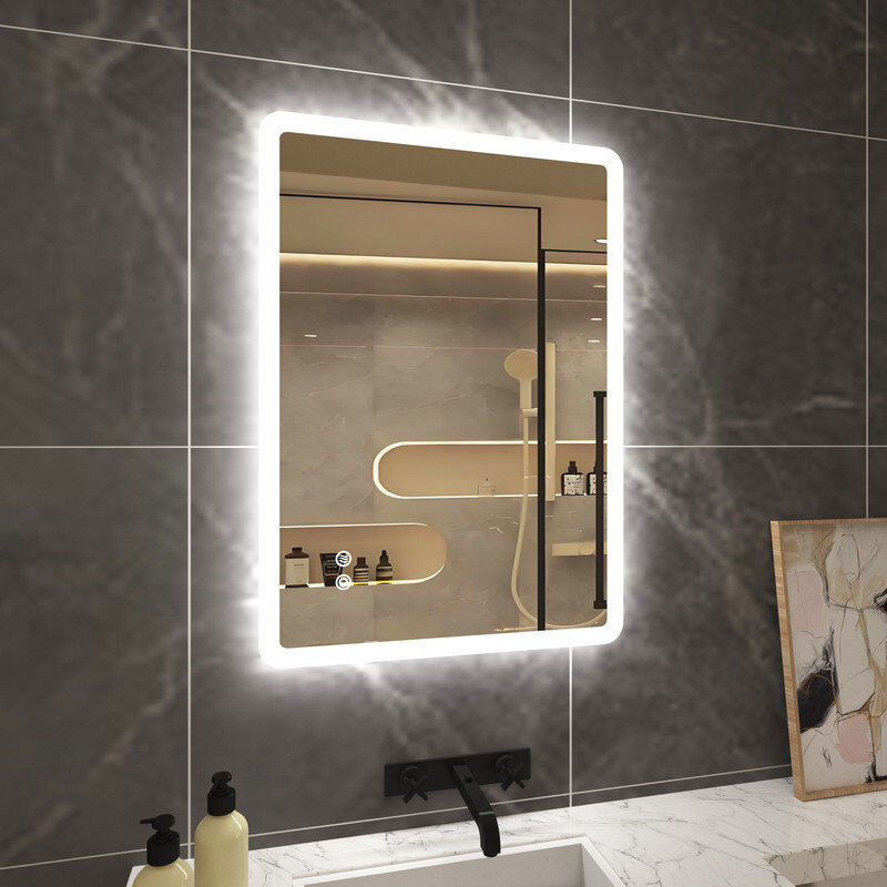 Rebrilliant Rectangle Wall Makeup / Shaving Mirror 70x50cm