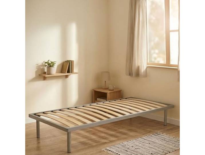 Talamo Italia - Orthopädisches Einzelbett Lattenrost Mareta, orthopädisches Untergestell aus Birkensperrholz mit 14 Latten, 100 % Made in Italy, 80 x 200 x 34 cm