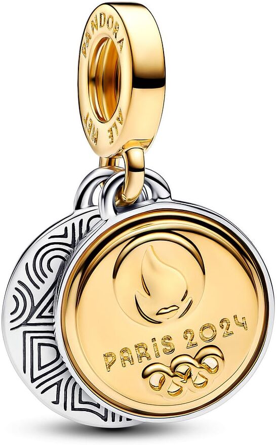 Charm Pandora Pendant Double Gravable Jeux Olympiques De Paris 2024 Femme
