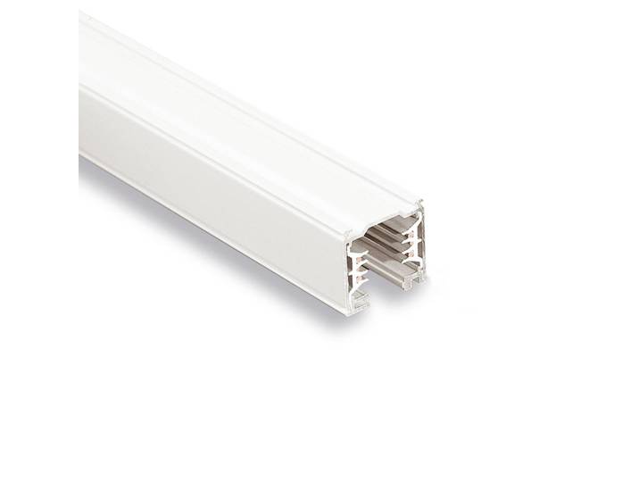 Ivela 3-Phasen-Stromschiene LKM QUADRO DALI, weiß, 300 cm dimmbar, weiß / opal, Aluminium