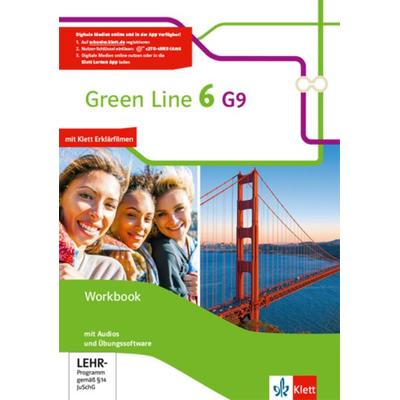 Green Line 6 G9. Workbook. Workbook mit Audios und Übungssoftware Klasse 10, Sonstige von , Klett Schulbuchverlag