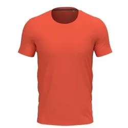 Stedman Clive Crew Neck Apricot ringgesponnene Baumwolle Medium Herren