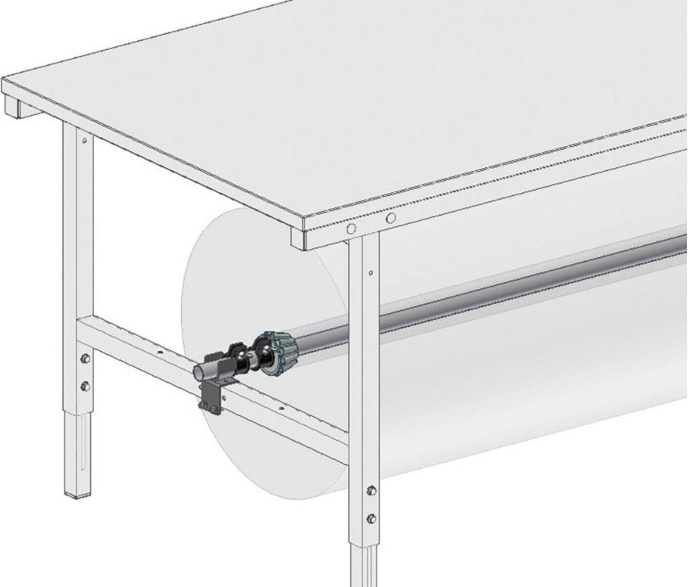 Rocholz Lagerschale SYSTEM 2000 waagerecht für Rollenachse (23800)