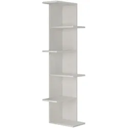 ECKREGAL 6 Regale weiß H141 cm - Saso