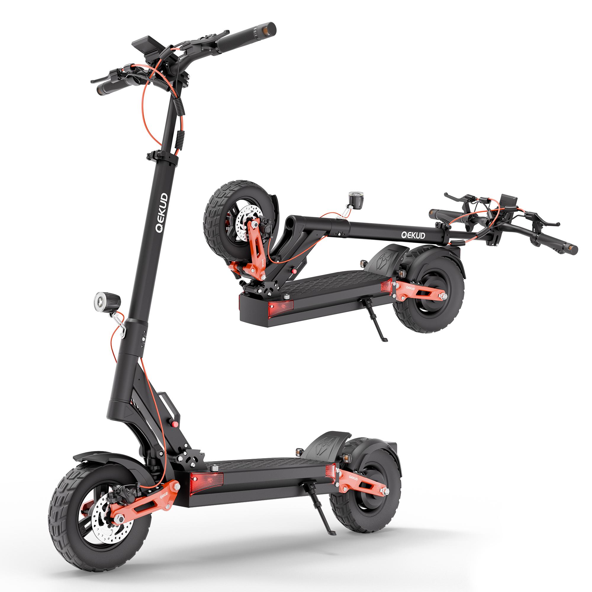Qekud T6E PRO E-Scooter mit ABE Straßenzulassung 90 km Reichweite 1600W Spitzenleistung 20km/h Elektroroller Hydraulikdämpfung & Doppelscheibenbremse