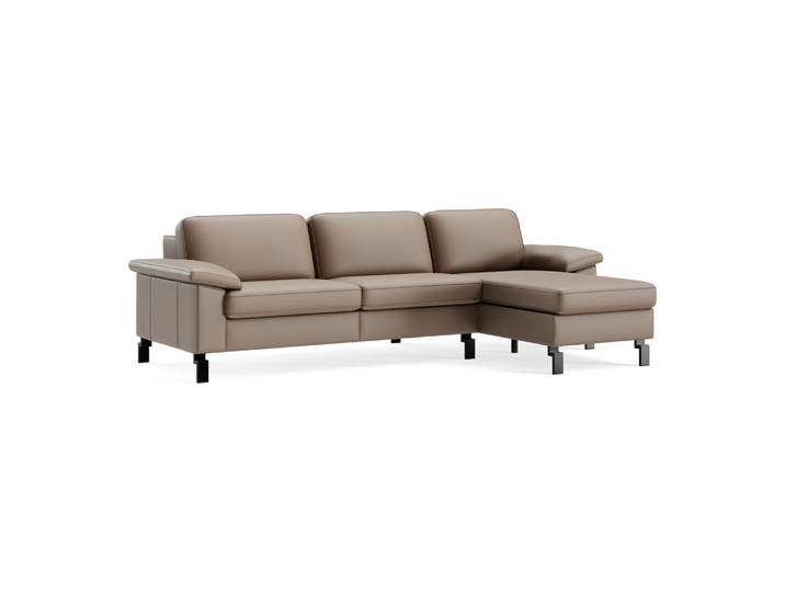 Ecksofa Classica-8011, Johann Jakob, kat. d, life line hasel, Leder