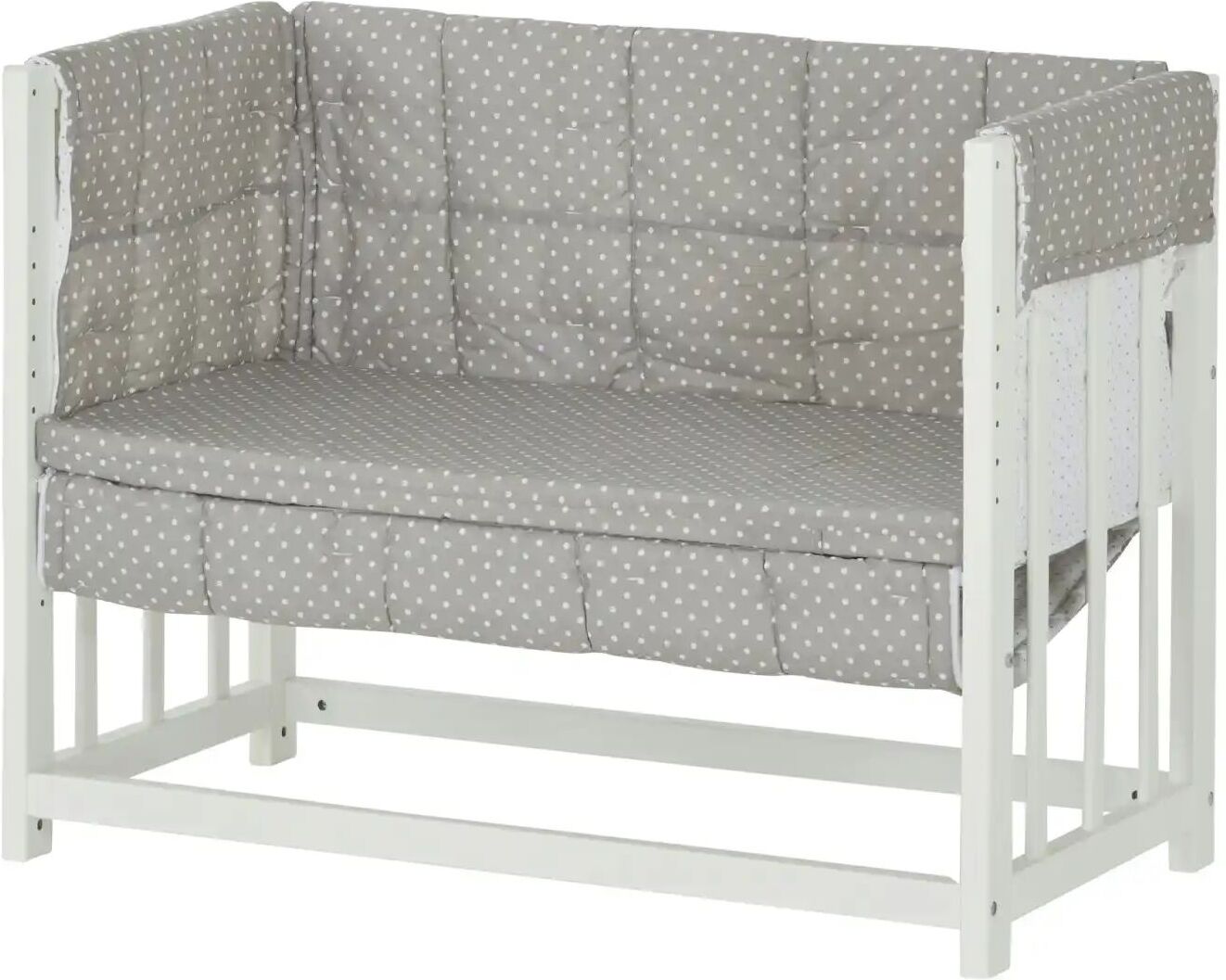 Höffner Stubenbett 4-in-1  "Eli" Elefant ¦ weiß ¦ Maße (cm): B: 48 H: 145 T: 90.0