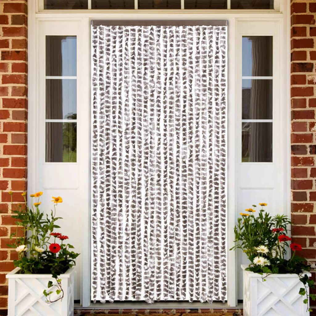 Alpen Home Birchanger Room Darkening Curtain Taupe/White 100cm Width x 220cm Drop