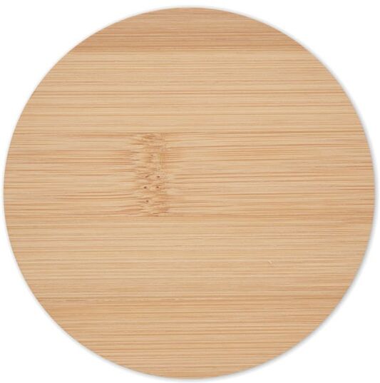 Sous-verre personnalisé rond en bambou BAYIN Bois