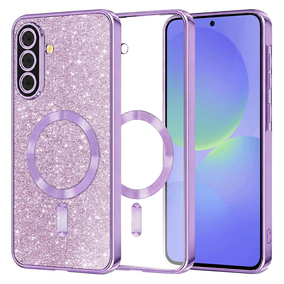 Techsuit - Luxury Glitter MagSafe - Samsung Galaxy A36 5G / A56 5G - Light Purple (Samsung Galaxy A56 5G) (56364279)