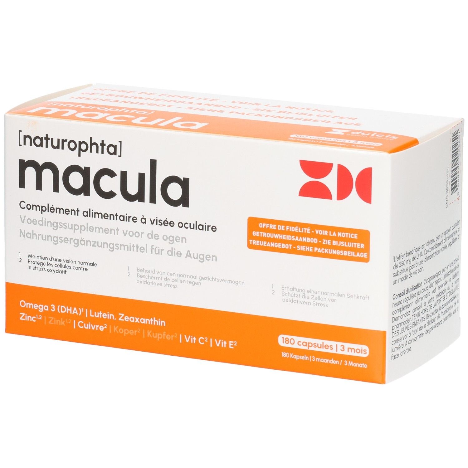 NaturOphta Macula 180caps 180 St Kapseln