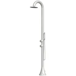 Sined Edelstahl Dusche Luna d Bianca Edelstahl 316l Luna Dusche Mit Handbrauseschlauch Weiß