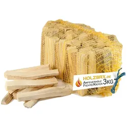 HOLZBRX ® Anfeuerholz Fichte/Kiefer 5dm3/3kg Sack