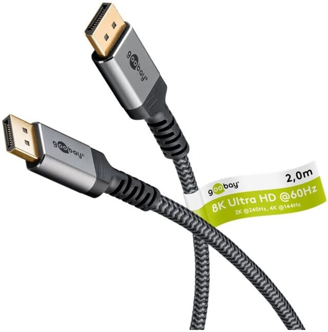 goobay Câble DisplayPort 65265 8K 60Hz mâle/mâle (65265)