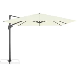 Doppler Ampelschirm Ravenna 300 x cm Aluminium Beige Natur