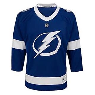 Outerstuff REPLICA HOME/TEAM JERSEYS-LIG-Dk Blue LIGHTNING 140 S/M (19HCAC-LIG-140-S/M) (M, S) (Outerstuff)