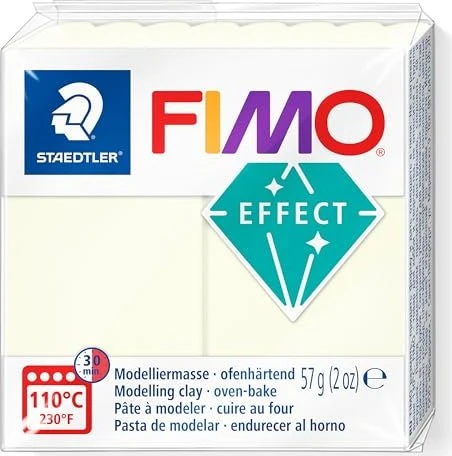 FIMO effect 8020 leuchtet im Dunkeln, 1 Stück