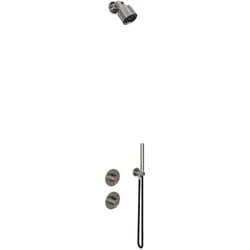JEE-O slimline 06 Wand-Duschkombination mit Thermostat und Umsteller, dark steel, 800-6489 800-6489