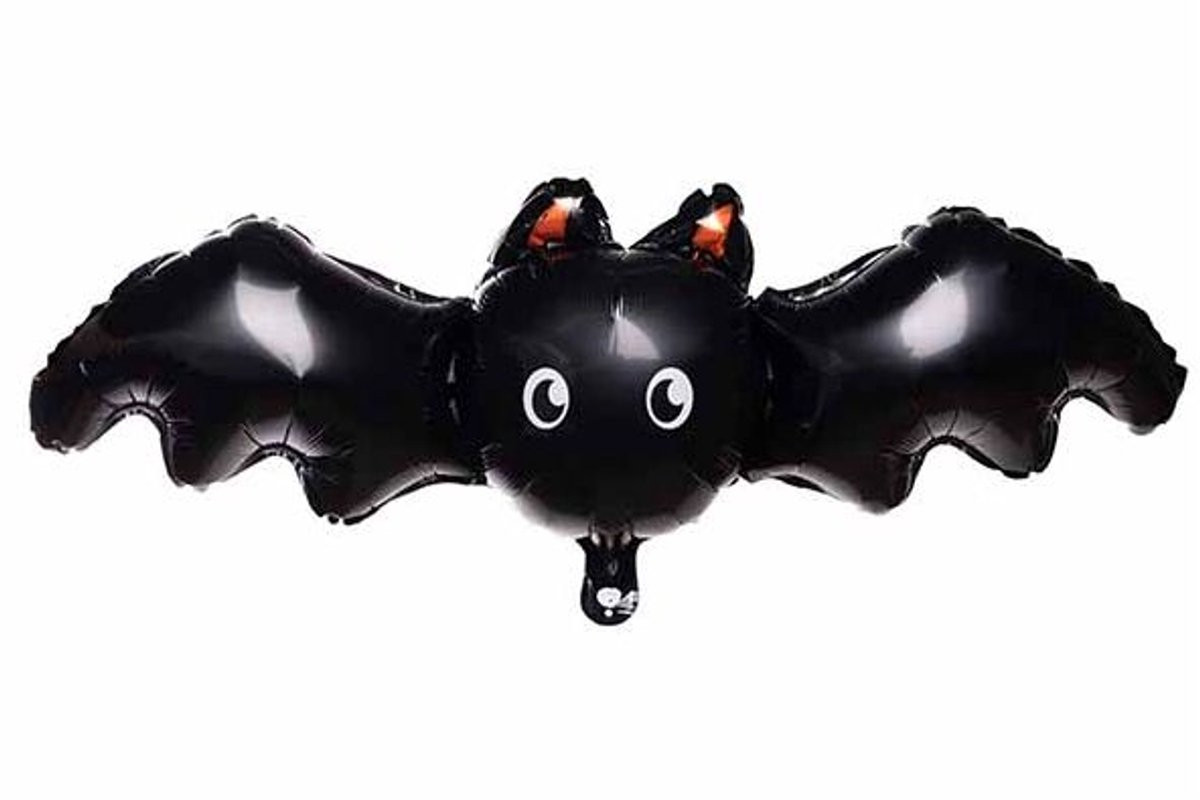 Cosy @ Home Ballon Bat Zwart Folie, Hoogte: 87 cm
