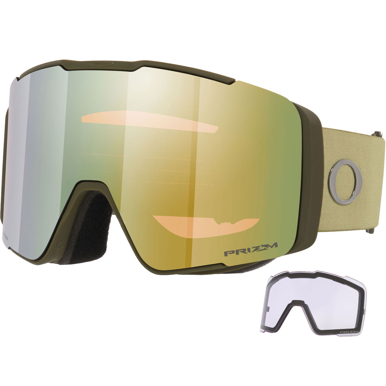 Oakley Line Miner Pro L matte black / Prizm Sage Gold Iridium + Ersatzscheibe