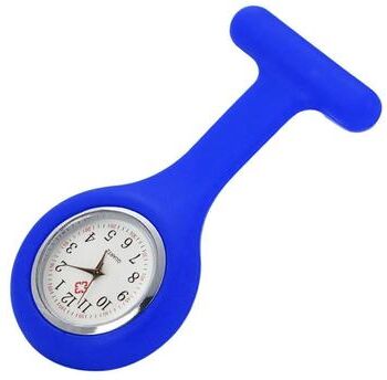 Uplifted Finds Nurse Silicone Fob Pocket Watch Quartz Clip On blue