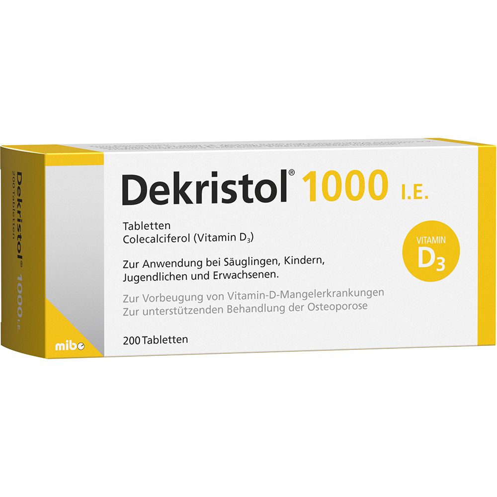 Dekristol 1.000 I.e. Tabletten 200 St