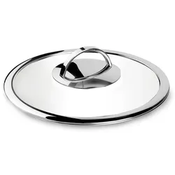LACOR-Deckel für BELLY-Kochgeschirr 16 cm aus Glas und Stahl 18/10 79916