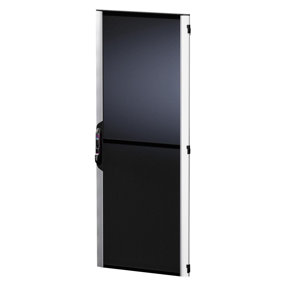 Rittal 5301450 belüftet für VX IT 600x2200mm RAL9005 Aluminium-Stahlblechtür (5301450)