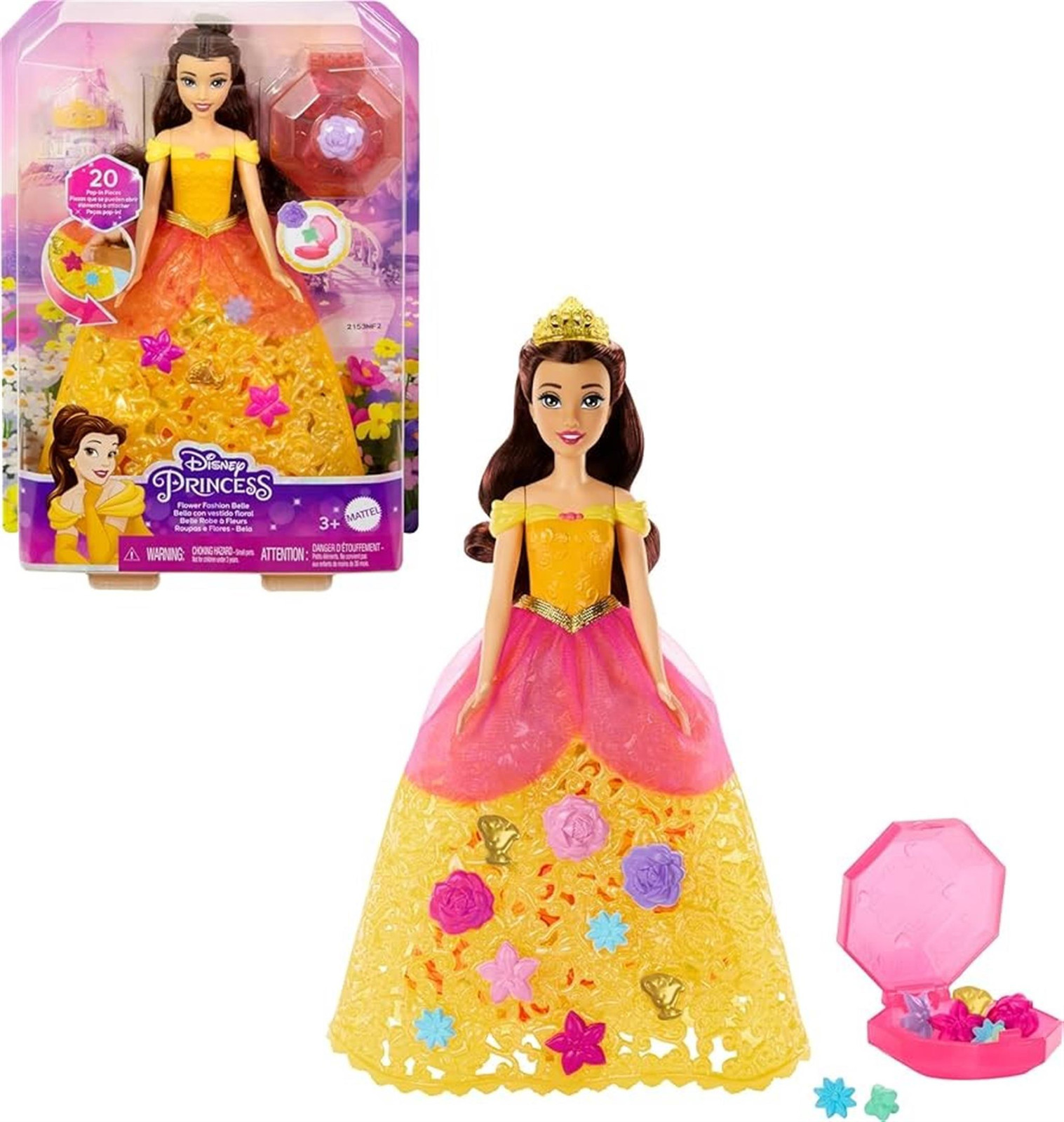 Mattel Disney Prinses Fashionpop HWB41 Meerkleurig