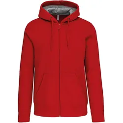 Kariban Unisex Schwere Kapuzenjacke Sweatjacke K444 red L