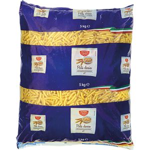 Mamma-Lucia Nudeln Pasta Classica Gramigna Makkaroni kurz, Hartweizen, 5 kg