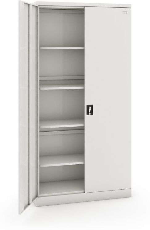 B2B Partner Zweitüriger Schrank, Zylinderschloss, 1990 x 1000 x 435 mm