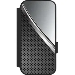 Nivocase Klapphülle für Google Pixel 10 Handyhülle aus Kunst Leder NIVOflip schwarz Carbon Metall Stahl (Google Pixel 10), Smartphone Hülle, Schwarz