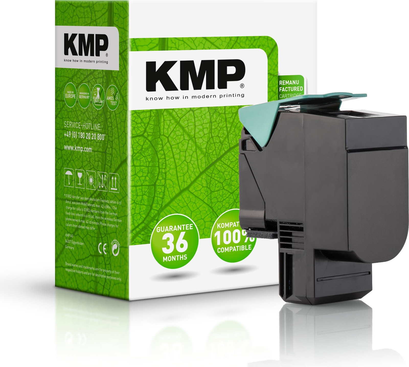 KMP Toner Lexmark 71B0020 2300 S Cyan Remanufactured