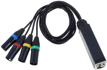 Stairville RJ45 DMX Shuttle Snake MX4 Noir