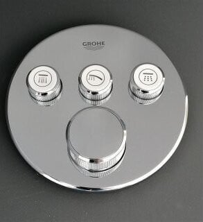 GROHE Grohtherm SmartControl Ocel Thermostaatkraan met Safety Stop