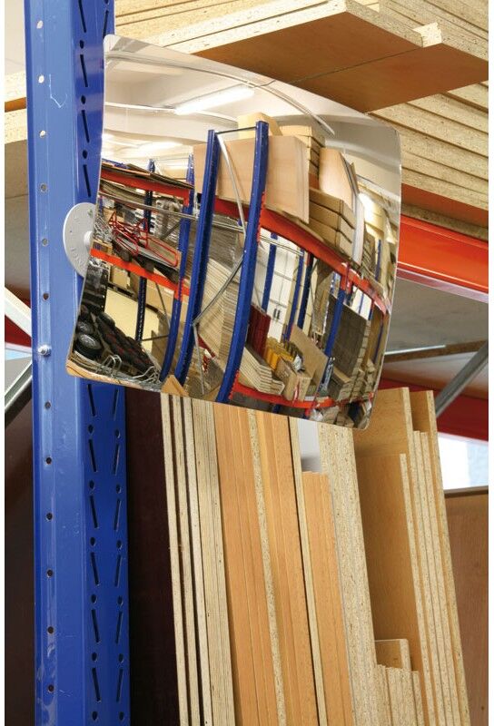 B2B Partner Rechteckiger Innenspiegel, rahmenlos, 400 x 600 mm