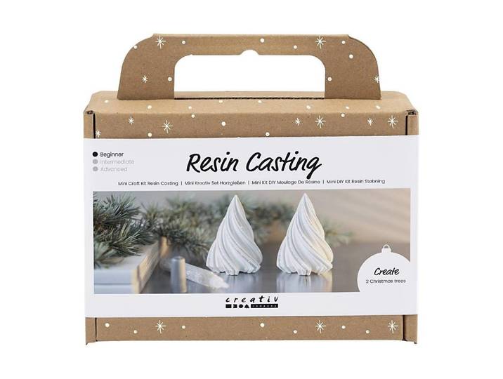 Kreativset CREATIV COMPANY Giessen Tannenbaum Tannenbaum , weiss (weiß), Kreativsets, Kreativset