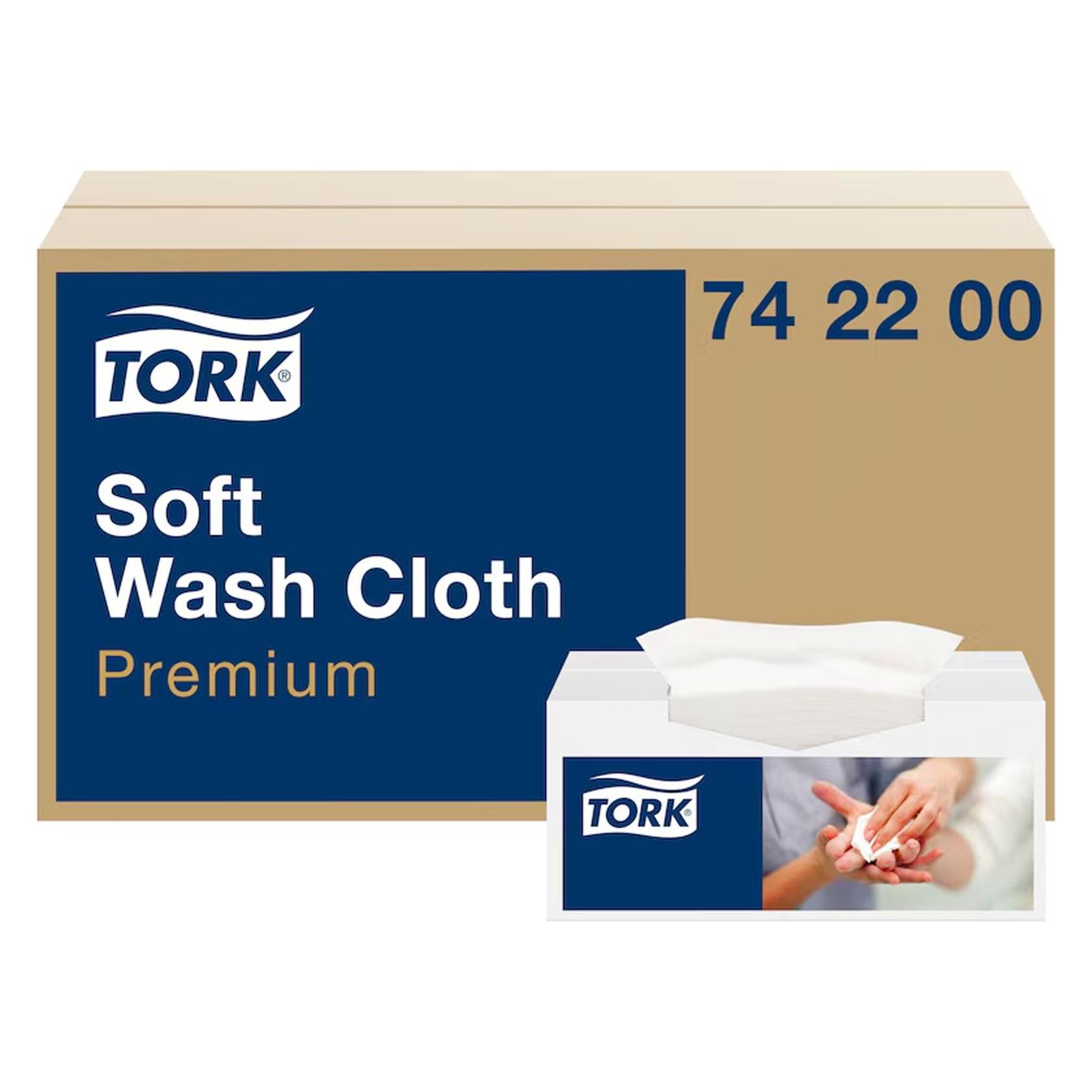 Tork Vaskeklud premium soft 8 box af 135 klude / kart - (1080 stk.) (8x) (TOR742200)