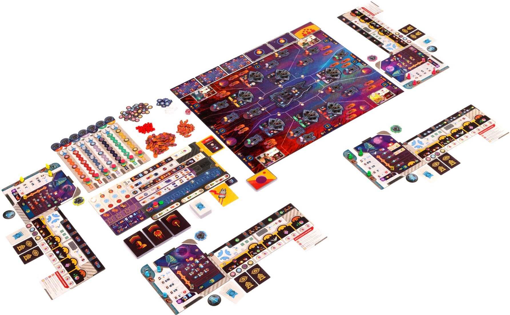 Revenant Competitive Science-Fiction Board Game by Mindclash Games with Worker Placement and Strategic Decision Making