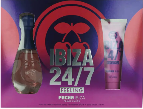 Pacha Ibiza Feeling Eau de Toilette Spray 80 ml + Body Lotion 75 ml