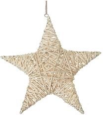 IH Casa Decor Natural Willow Star Wall Hanger Medium