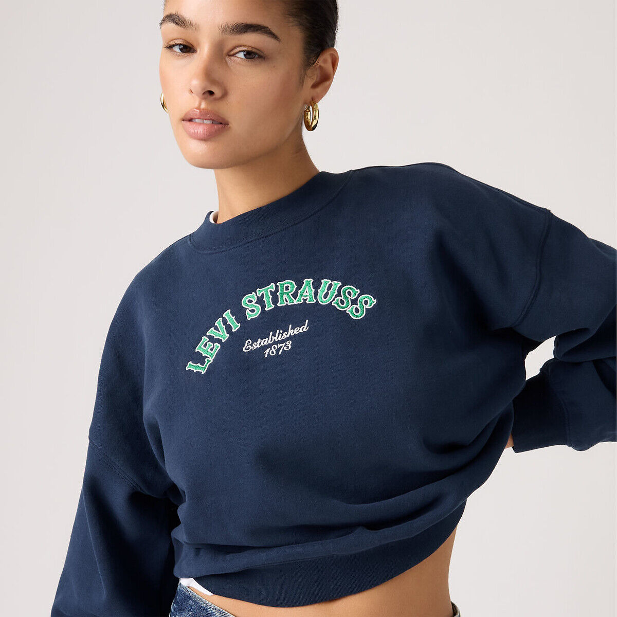 LEVI'S Sweat col rond manches longues logo devant