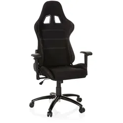 Gaming Stuhl / Bürostuhl GAME FORCE Stoff schwarz hjh OFFICE